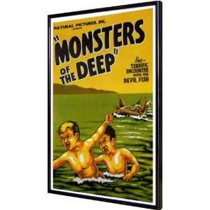  Monsters of the Deep 11x17 Framed Poster