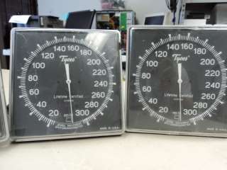 4X USED TYCOS WALL MOUNT SPHYGMOMANOMETERS  