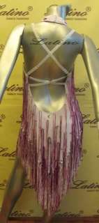 LATIN SALSA (BALLROOM) COMPETITION DRESS SIZE L (LS15A)  