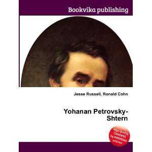  Yohanan Petrovsky Shtern Ronald Cohn Jesse Russell Books