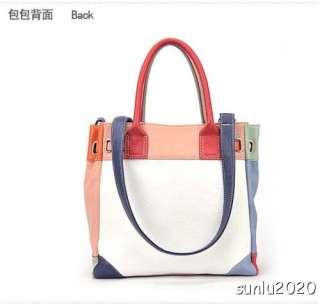   PU LEATHER Candy colors handbag Cross body LADIES SHOULDER bags 0452