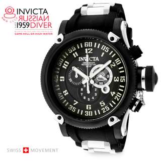   Watch Russian Diver Quartz Chronograph Polyurethane Strap 0517, 0518