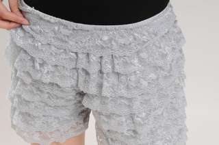 Women Nice Safety 8 Layers Lace Shorts Trousers Leggings Pants  