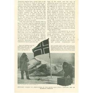    1913 Polar Discoveries Peary Scott Amundsen 
