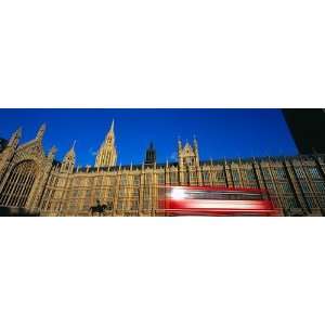  Walls 360 Wall Poster/Decal   Parliament with Blurred Bus 