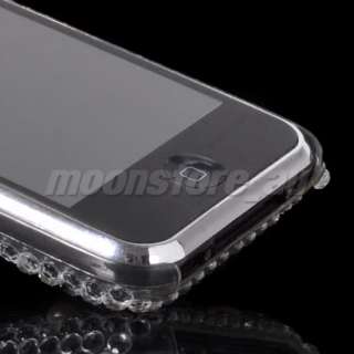 BLING RHINESTONE CASE COVER FOR APPLE IPHONE 3G 21  