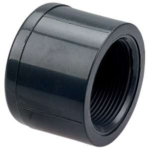 NIBCO 4517 3 Series PVC Pipe Fitting, Cap, Schedule 80, 1/2 NPT 