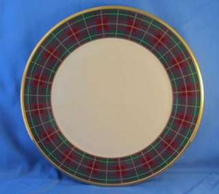 Lenox Holiday Tartan Charger Service Plate Platter 091709378712  