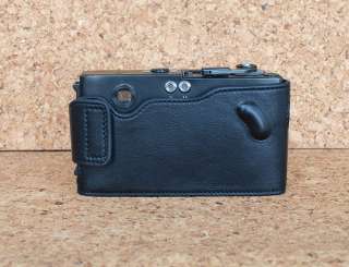 Zhou Black Leather Half Case for Leica M5 2/3 Lugs  