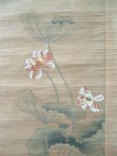 Chinese beautiful scroll painting by Zhang Xiong 3  