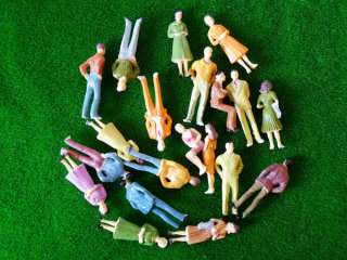 20 x Painted 150 Model People Figures Train Scale O  
