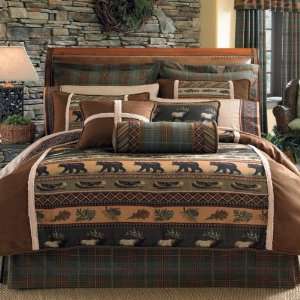  Caribou Brown Autumn King Comforter Set
