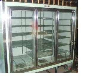Zero Zone 3 Compartment Glass Door Remote Freezer  