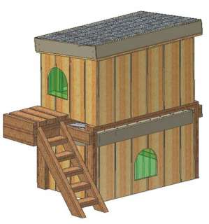 INSULATED DOG HOUSE PLANS, COMPLETE SET, SMALL DOG HOUSE PLANS WITH 