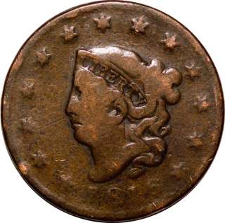 1816 1C Coronet Large Cent G   G+ 1st Year of Issue  