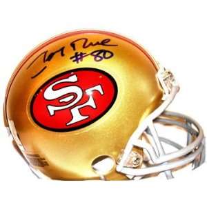 Jerry Rice Autographed San Fransisco 49ers NFL Mini Helmet 
