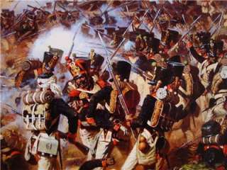 1812 Russian Print French War Napoleon Battle Smolensk  