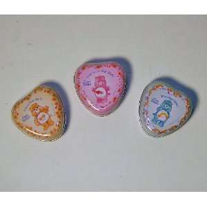    Care Bear Set of 3 Small Heart Shaped Tins with Mints Toys & Games