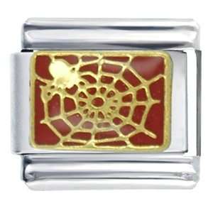  Red Spider Web Special Categories Italian Charm Pugster Jewelry