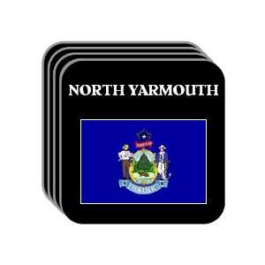  US State Flag   NORTH YARMOUTH, Maine (ME) Set of 4 Mini 