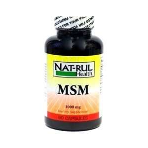  Special pack of 5 Natural Nutrition MSM 1000MG 60 Tablets 
