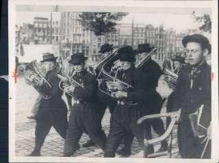 1920 Traditionally Dressed Musicians in Paris  