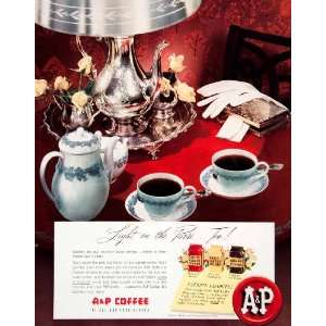   OClock Coffee A&P Food Store Decanter Advertising   Original Print Ad