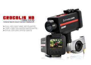 Crocolis HD 1080P Full HD Extreme Sports Action Camera  