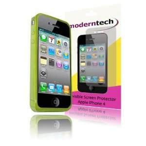  Modern Tech Green Gel Case/ Skin & Screen Protector for Apple 