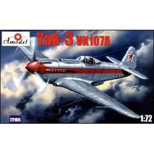  Yak3 VK107 Soviet Fighter 1 72 Amodel Toys & Games
