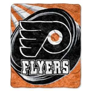  NHL Philadelphia Flyers SHERPA 50x60 Throw Blanket Sports 
