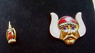 Vintage Zafar Fez Shriner Hat Masons Extra Pins 7 1/8  