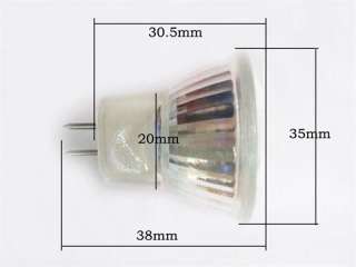 MR11 19 LED Pure White Light Lamp Bulb AC 12V GU4 Spotlight 5800K 