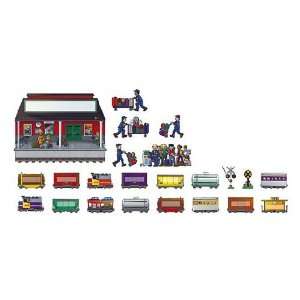  Bb Set Train Station Toys & Games