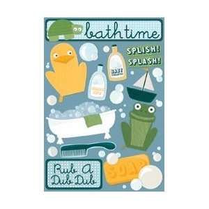  Bath Time Cardstock Stickers 5.5X9