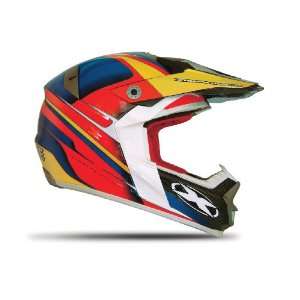 Xtreme X Drive Wedge Graphic Red/Yellow/Blue XX Large Off Road Helmet