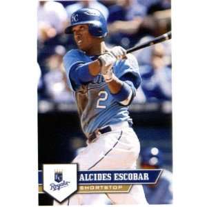  Topps Major League Baseball Sticker #77 Alcides Escobar Kansas City 