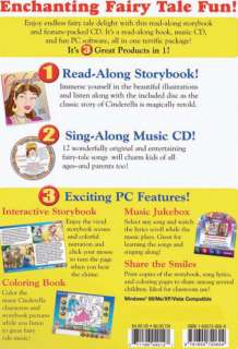 Kids Read Along Story Book & CD CINDERELLA New XP/Vista  