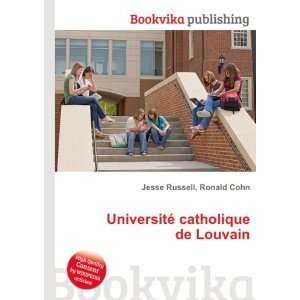   UniversitÃ© catholique de Louvain Ronald Cohn Jesse Russell Books