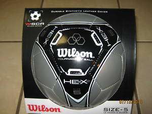 WILSON HEX 2 SOCCER BALL SIZE 5 WTH8430 12+ YEARS  