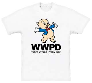 What Would Porky Pig Do Cartoon T Shirt  