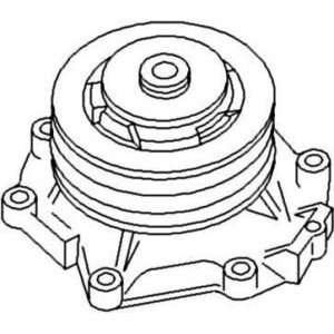   Pump With Double Pulley FAPN8A513AA Fits FD 5110, 5610, 6610, 6710