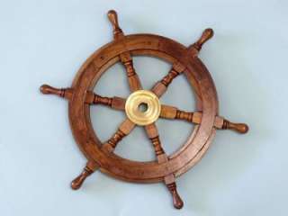 Ship Wheel 12   Wooden Ship Wheel  