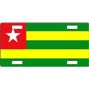  Togo Flag Vanity License Plate 