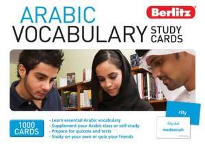 arabic vocabulary study cards berlitz paperback $ 9 55 buy