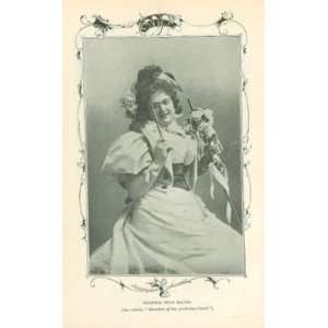  1898 Print Austrian Countess Odoin Balogh 