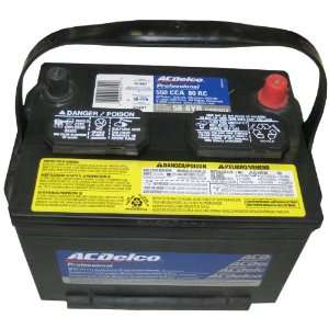    ACDelco   Professional 58 6YR 72 Month Wet Battery Automotive
