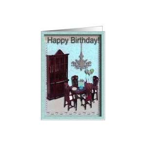  Birthday Party Invitation / 70 years old / Blue Room Card 