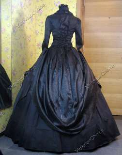 Victorian Gothic Lolita Brocade Dress Ball Gown Prom 156 L  