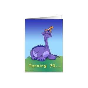  Geezer Saurus (70th Party Invitation) Card Toys & Games